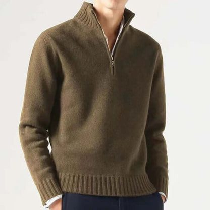 Quarter-Zip Warm Jumper | Zyphhra