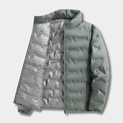 Weather Ready High Collar Puffer Jacket | Zyphhra