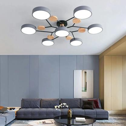 Sleek Circular LED Ceiling Fixture | Zyphhra
