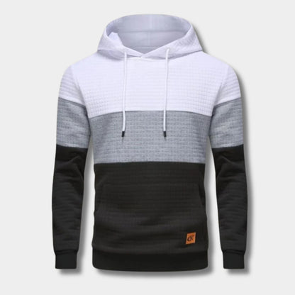 Textured Jacquard Pullover Hoodie | Zyphhra