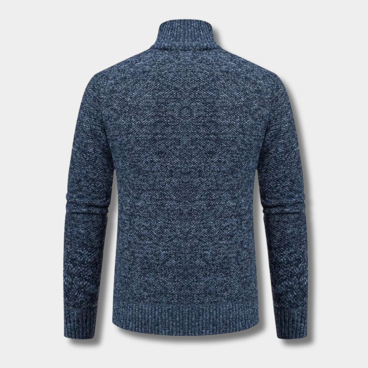 Zip-Up Mock Neck Cardigan | Zyphhra