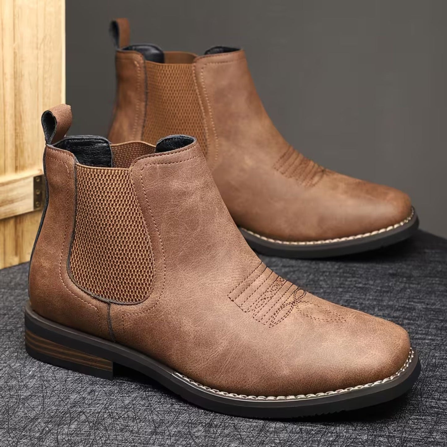 Minimalist Chelsea Dress Boots | Zyphhra