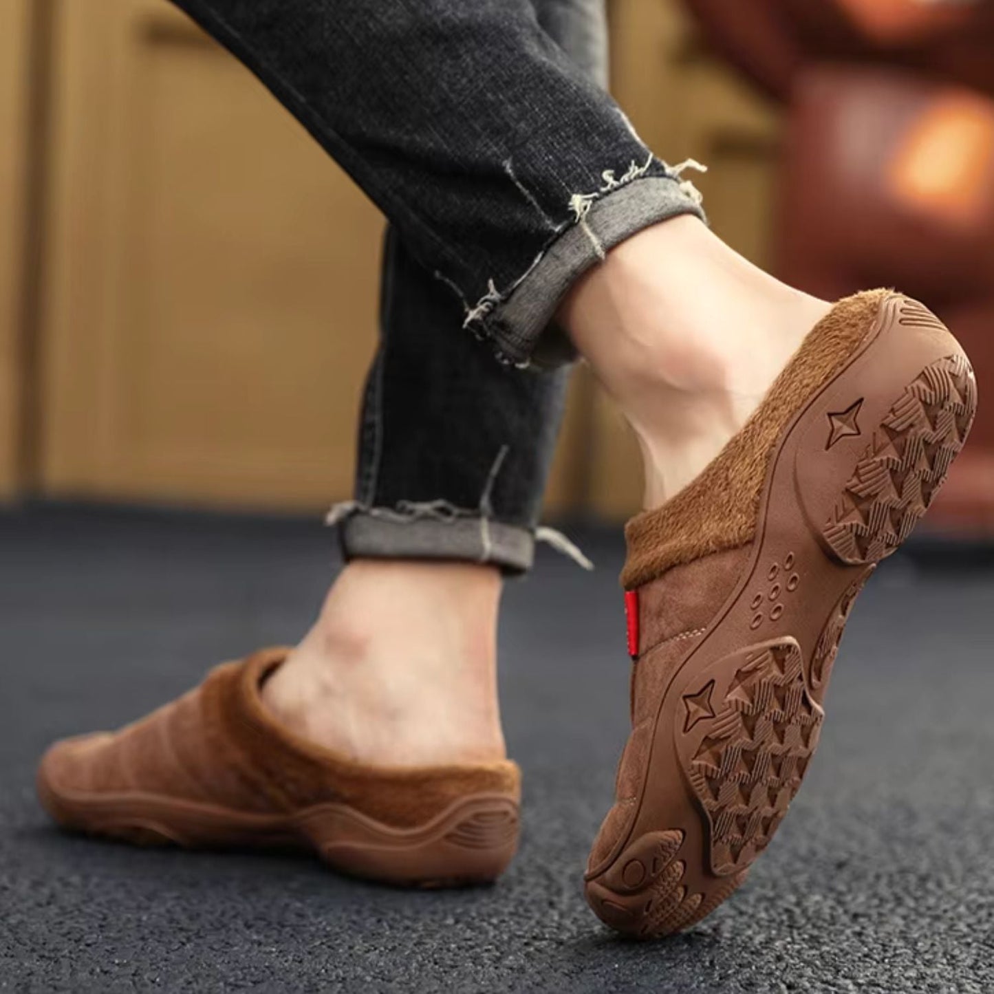 Quilted Plush Slip-On Slippers | Zyphhra
