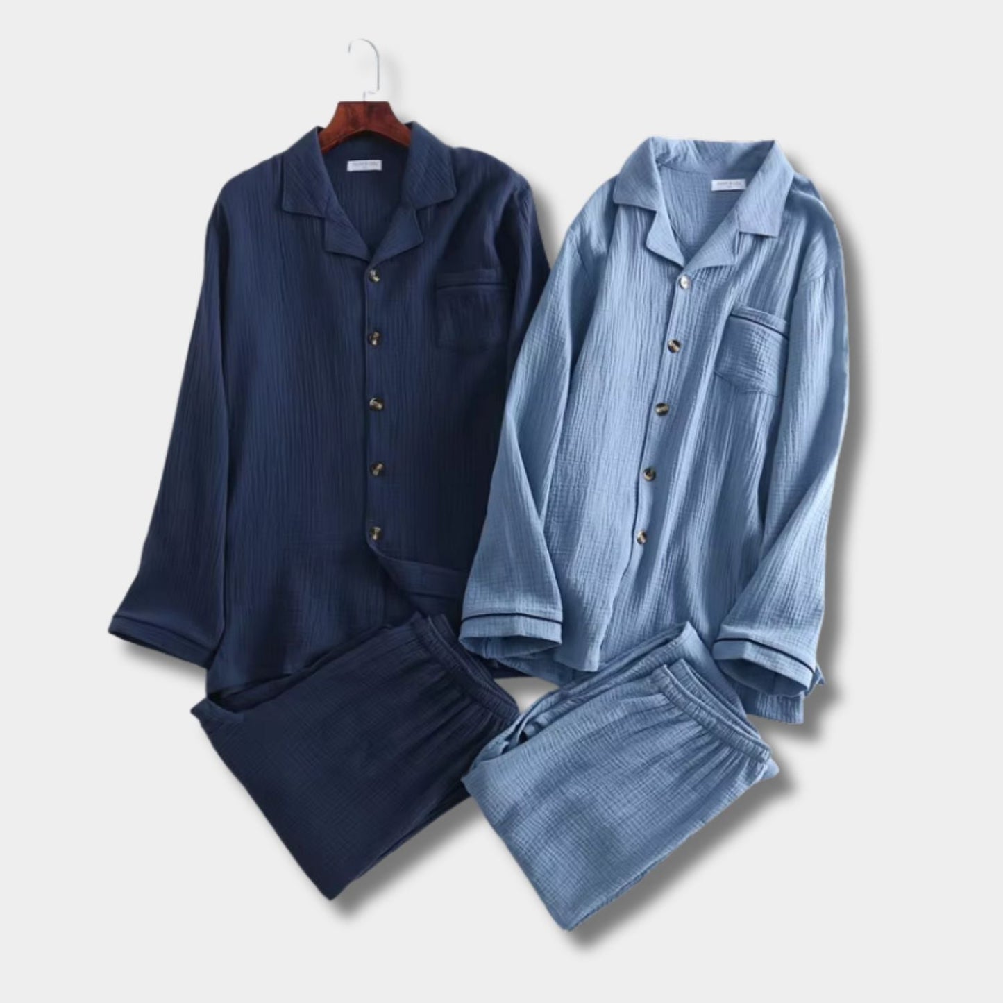Button Front Lounge Pyjama Set | Zyphhra