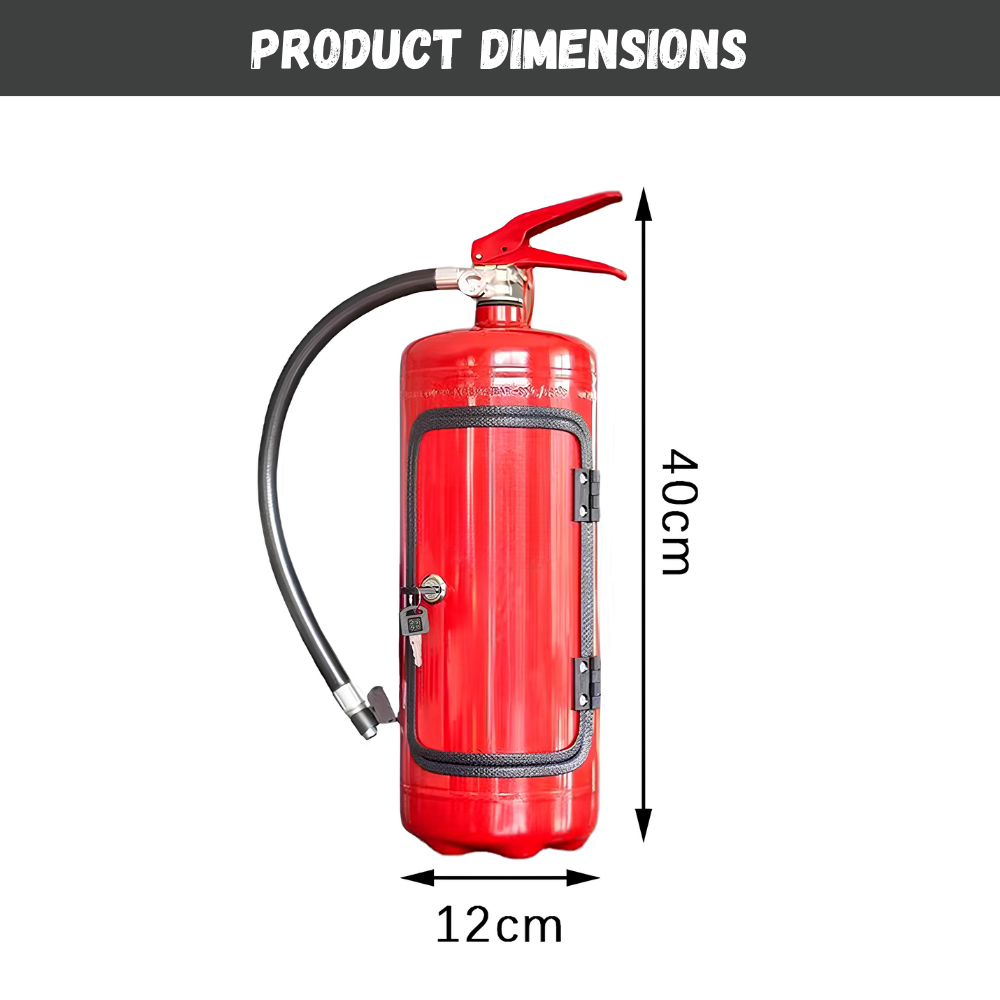 Fire Extinguisher Hidden Bottle Holder | Zyphhra