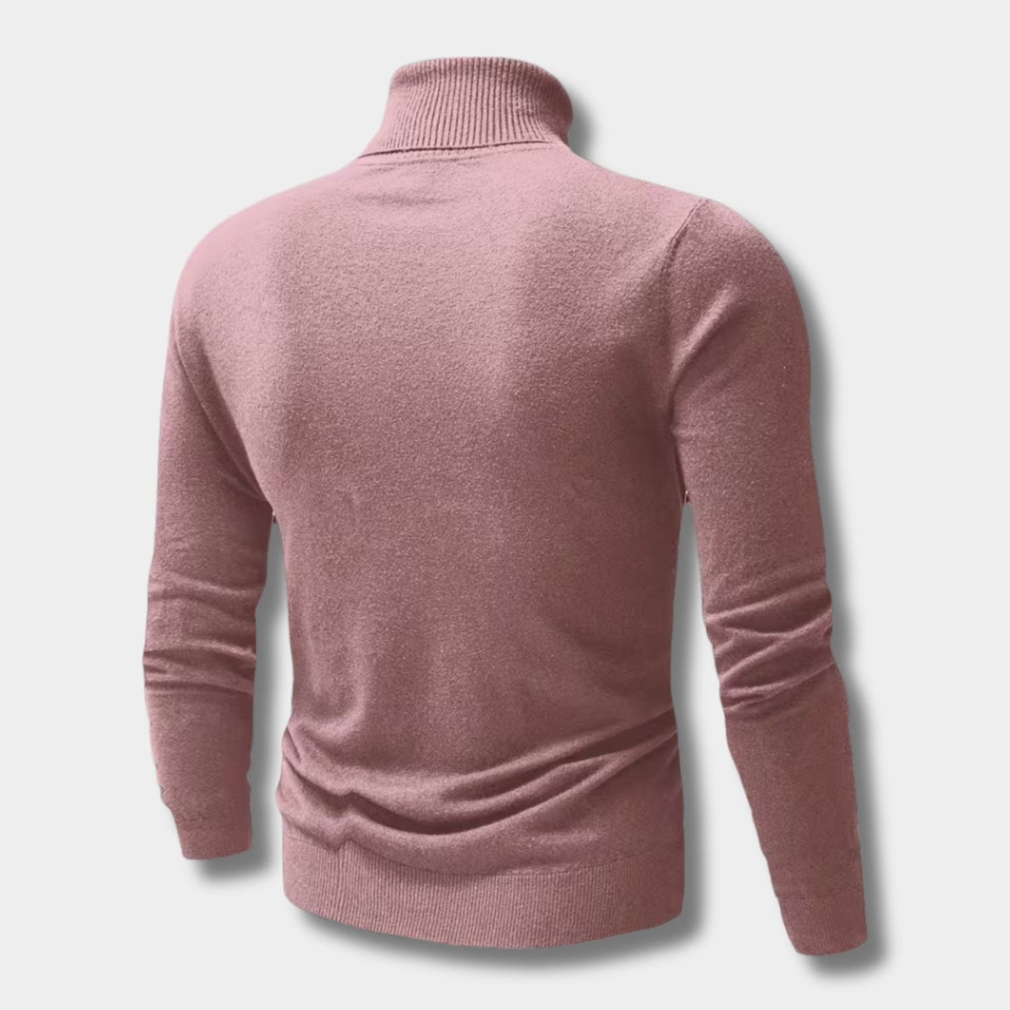 Embroidered Chest Detail Roll Neck | Zyphhra