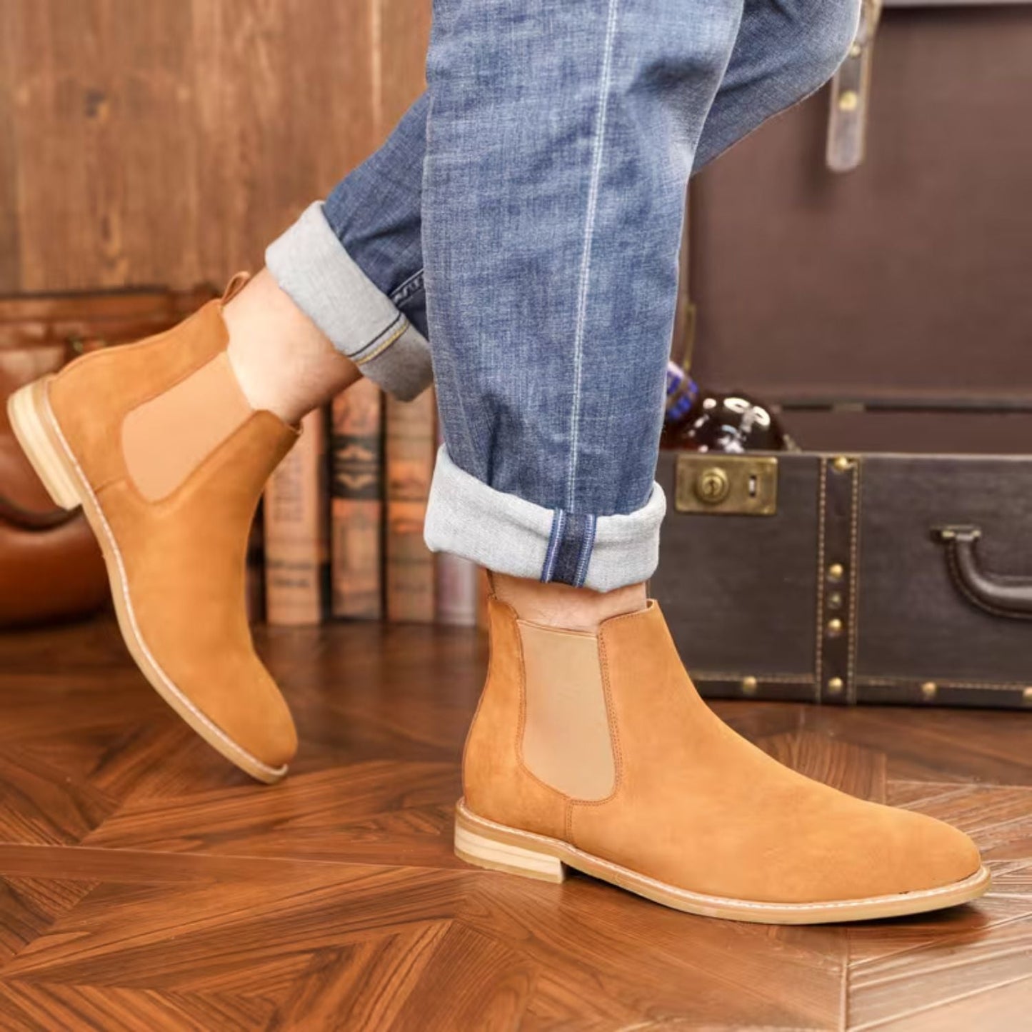 Classic Suede Chelsea Boots | Zyphhra