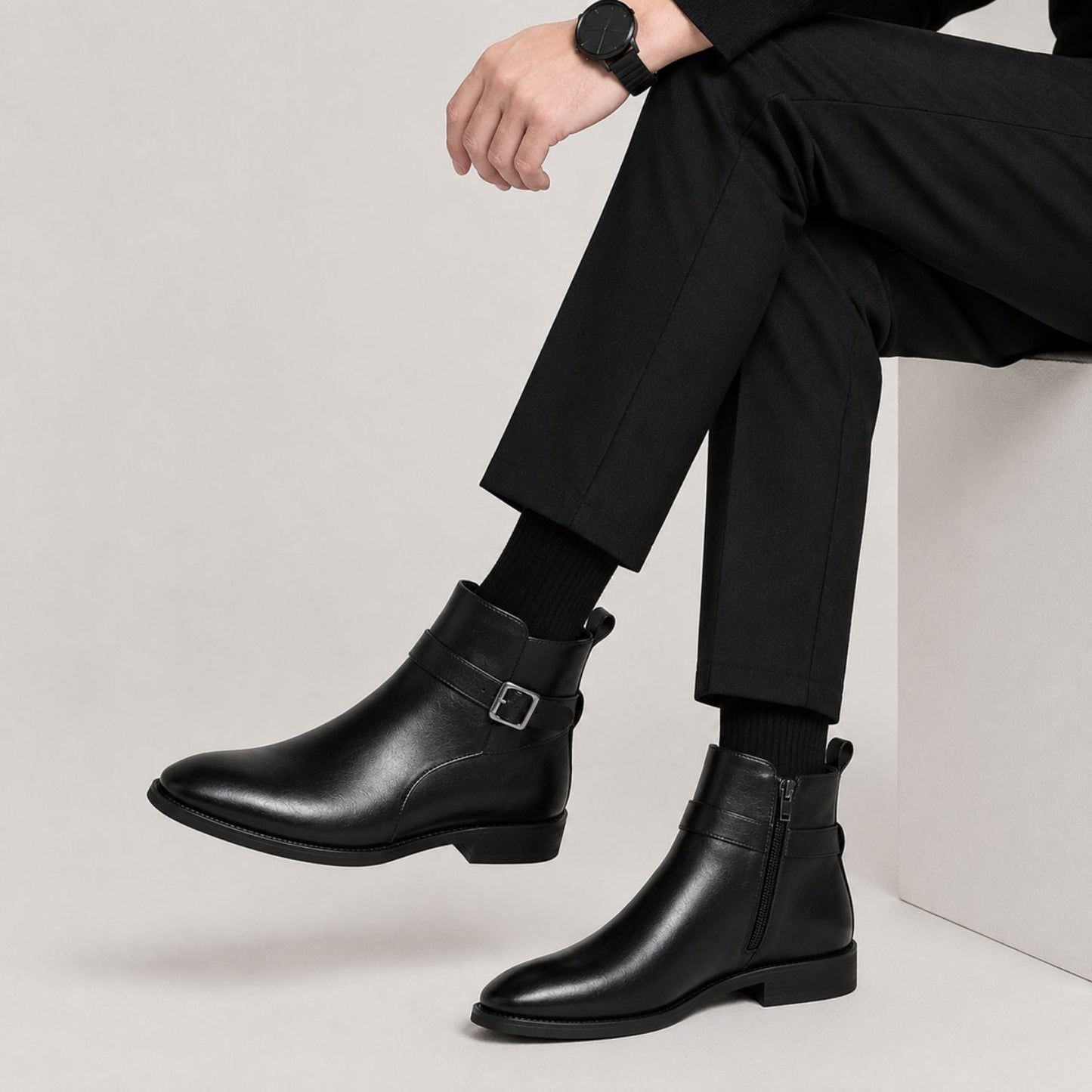 Buckle Chelsea Boots | Zyphhra