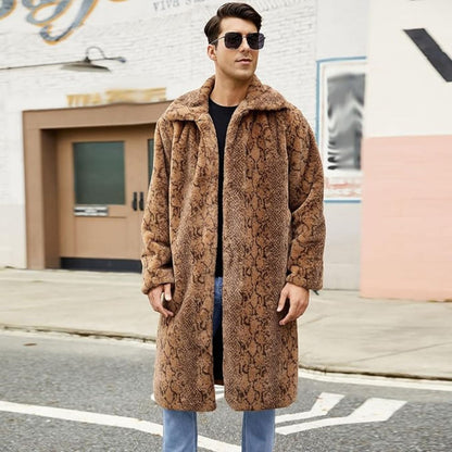 Textured Statement Fur Coat | Zyphhra