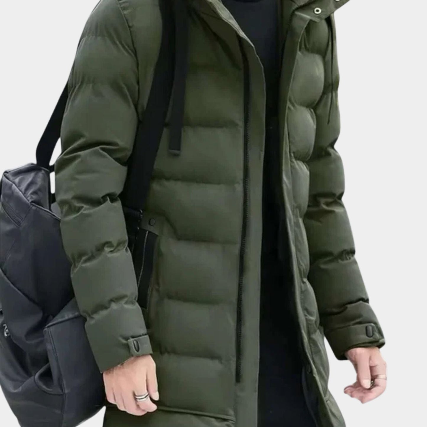 Insulated Hooded Longline Ski Coat | Zyphhra