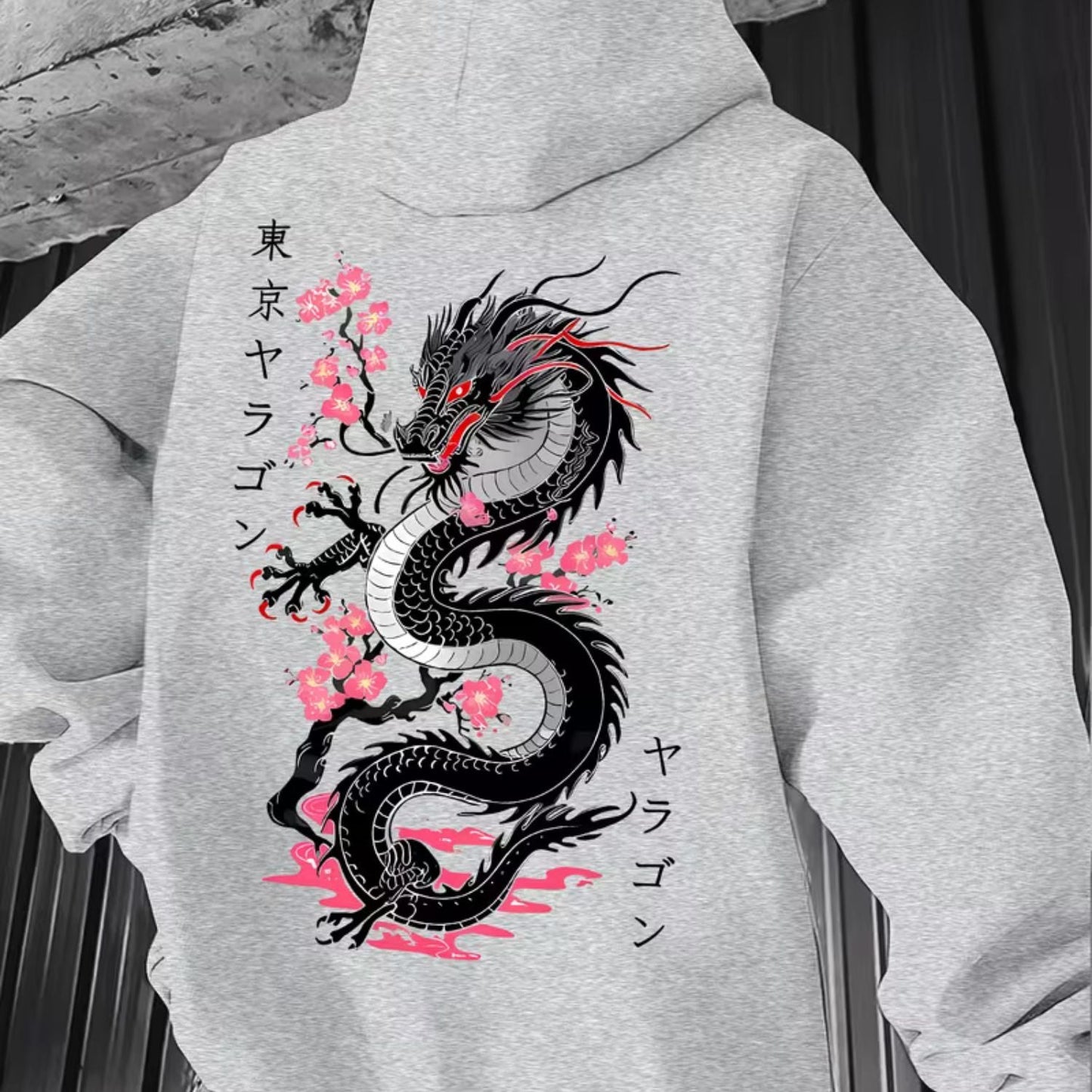 Japanese Dragon Graphic Hoodie | Zyphhra