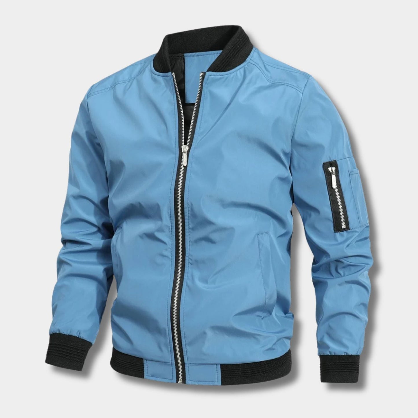 Minimal Utility Bomber Jacket | Zyphhra