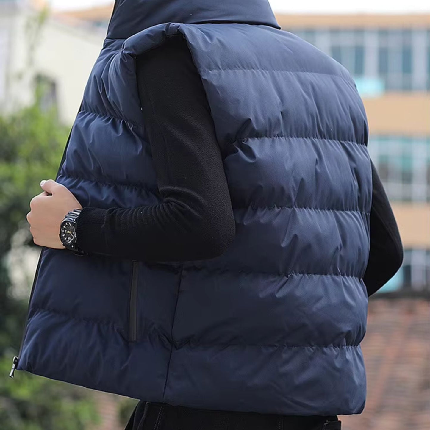 Quilted Zip-Up Puffer Gilet | Zyphhra