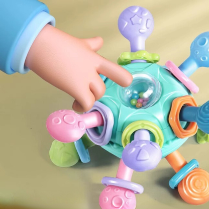 Textured Baby Rattle & Teether | Zyphhra