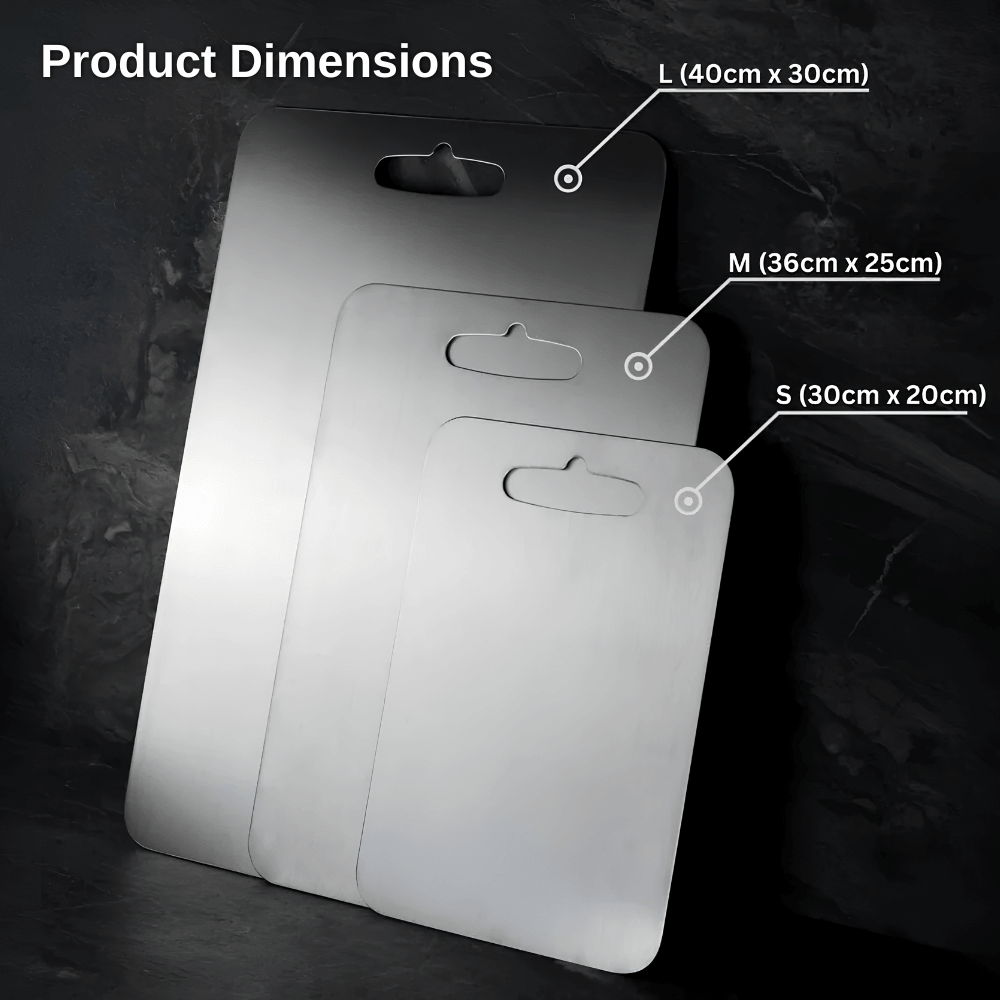 Premium Titanium Kitchen Cutting Board | Zyphhra