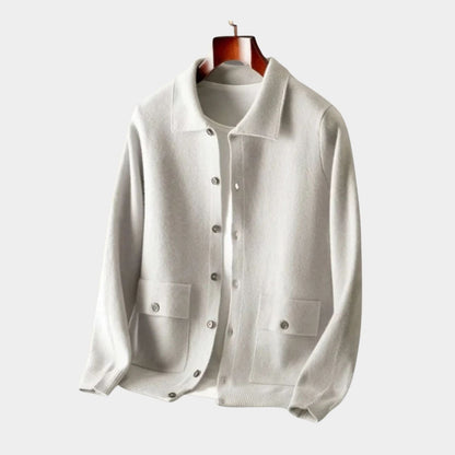 Collared Button Knit Cardigan | Zyphhra