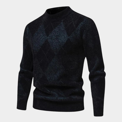 Argyle Knit Jumper | Zyphhra