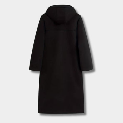 Hooded Toggle Button Over Coat | Zyphhra