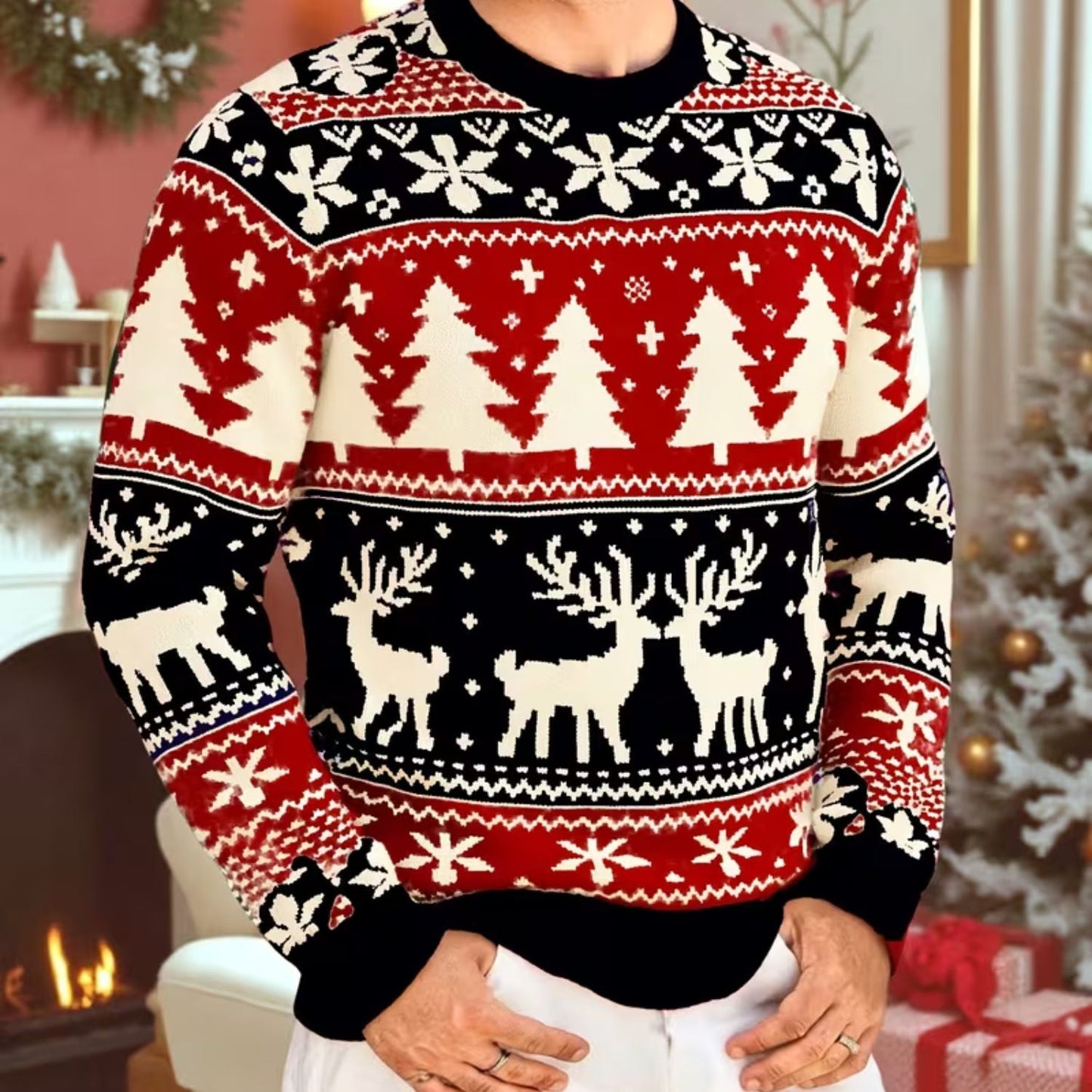 Reindeer Christmas Jumper | Zyphhra