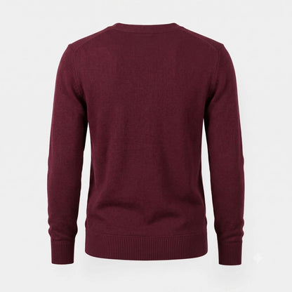Classic V-Neck Knit Cardigan | Zyphhra