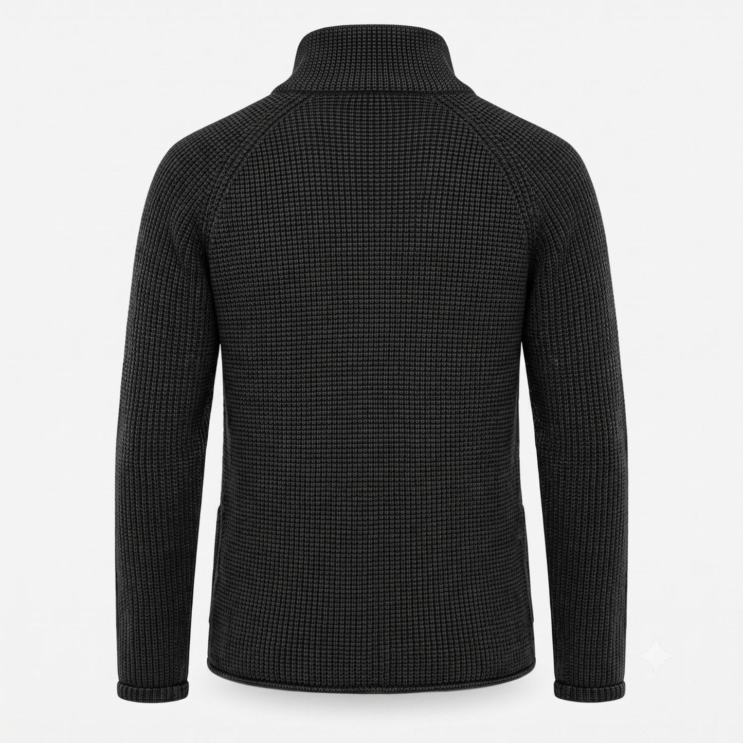 Textured Stand Collar Cardigan | Zyphhra