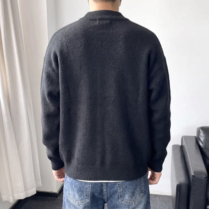 Round Neck Knit Cardigan | Zyphhra