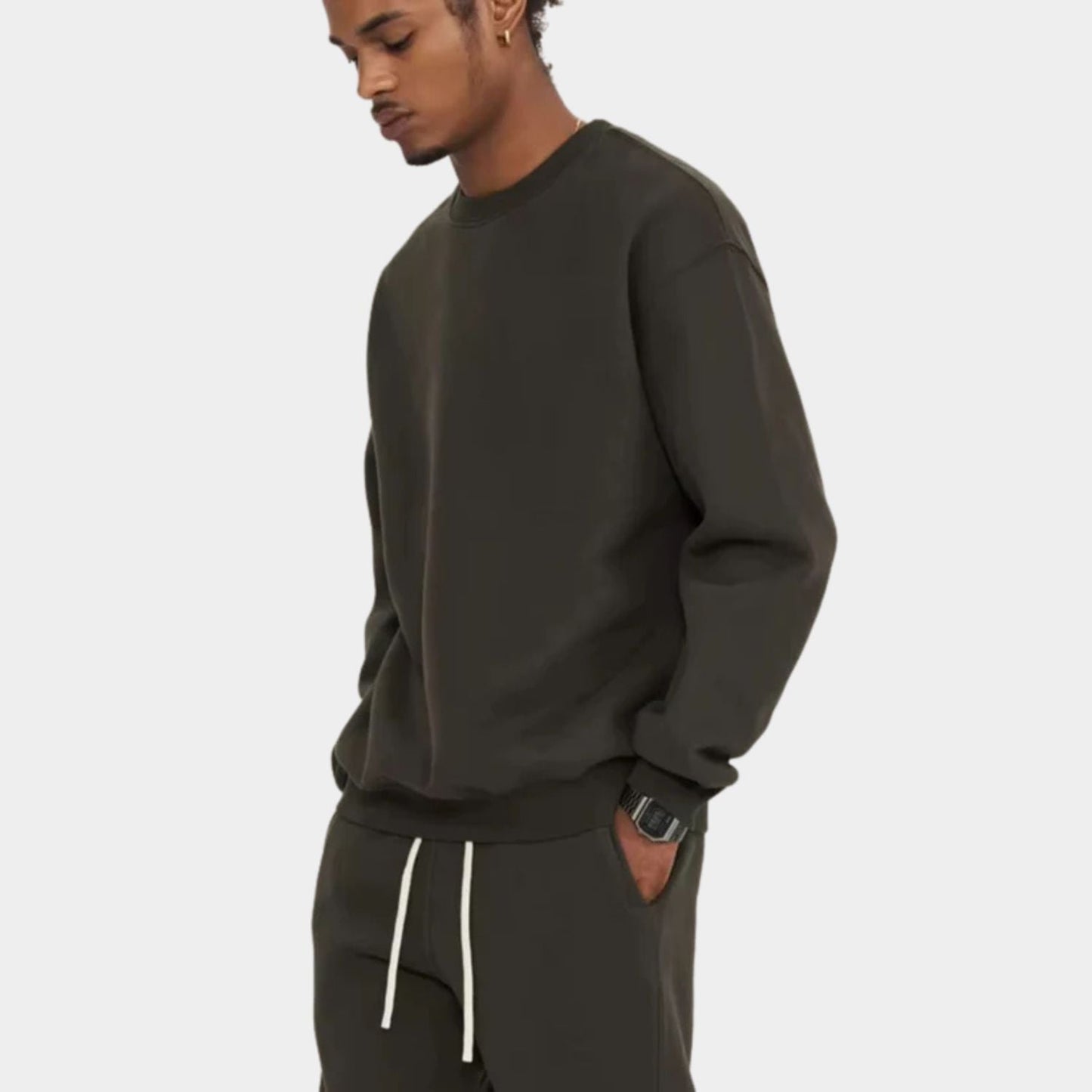 Relaxed Fit Crew Neck Jumper | Zyphhra