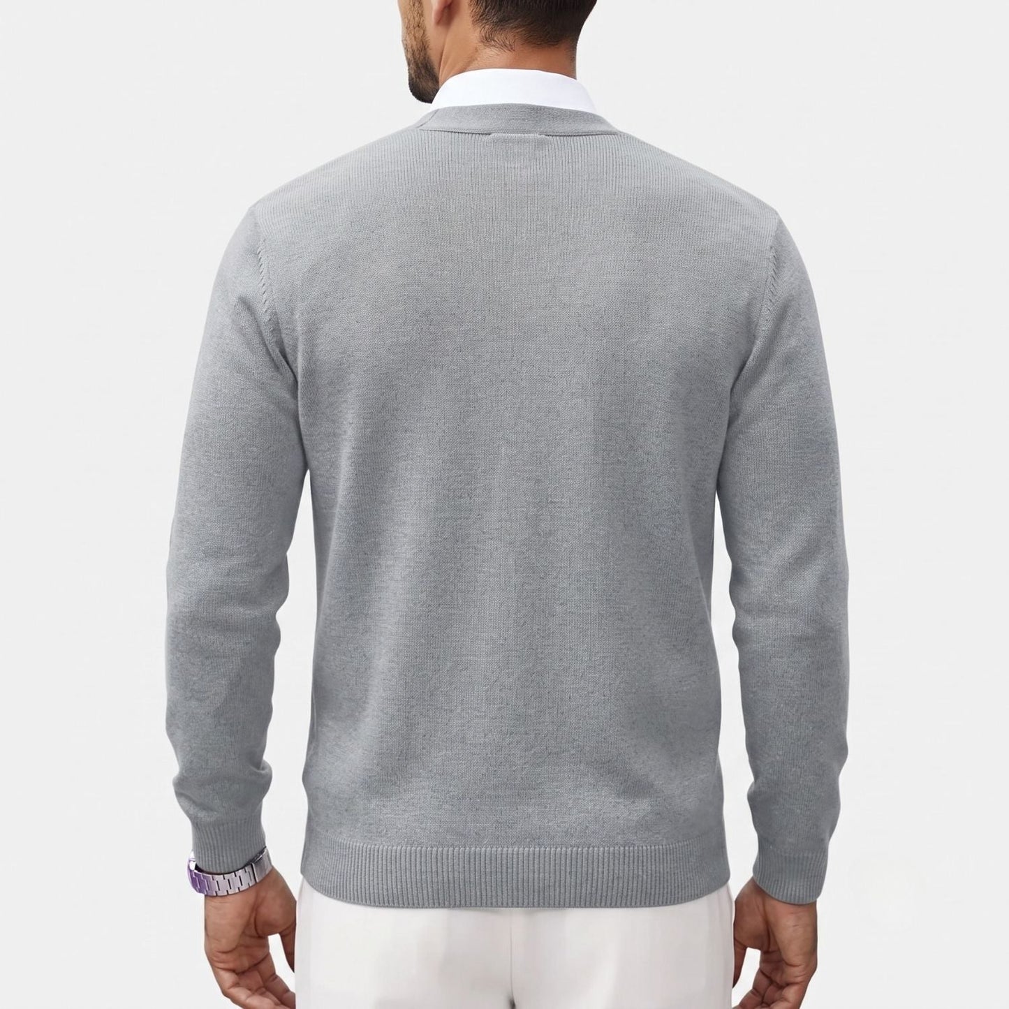 Classic Button Knit Cardigan | Zyphhra