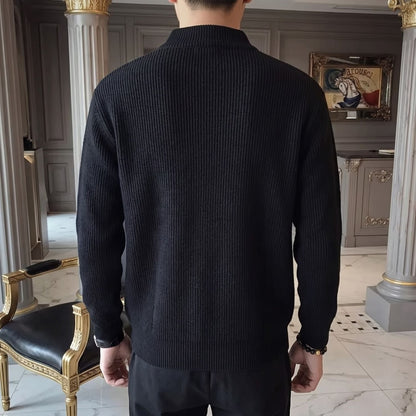 Ribbed Zip Knit Cardigan | Zyphhra