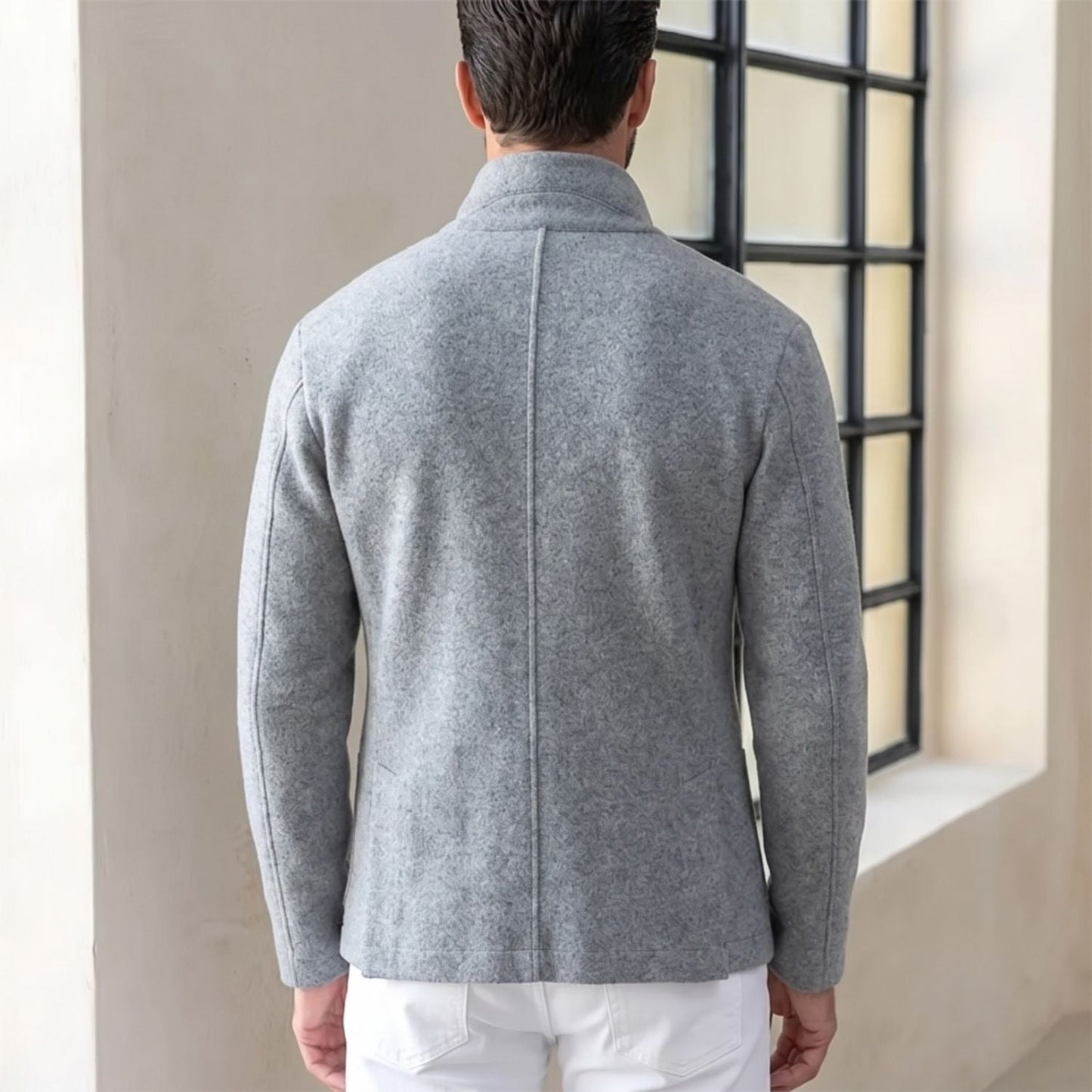 Tailored Collar Knit Cardigan | Zyphhra
