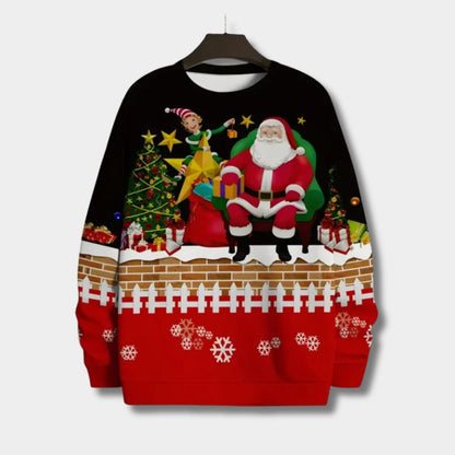 Santa Holiday Christmas Jumper | Zyphhra