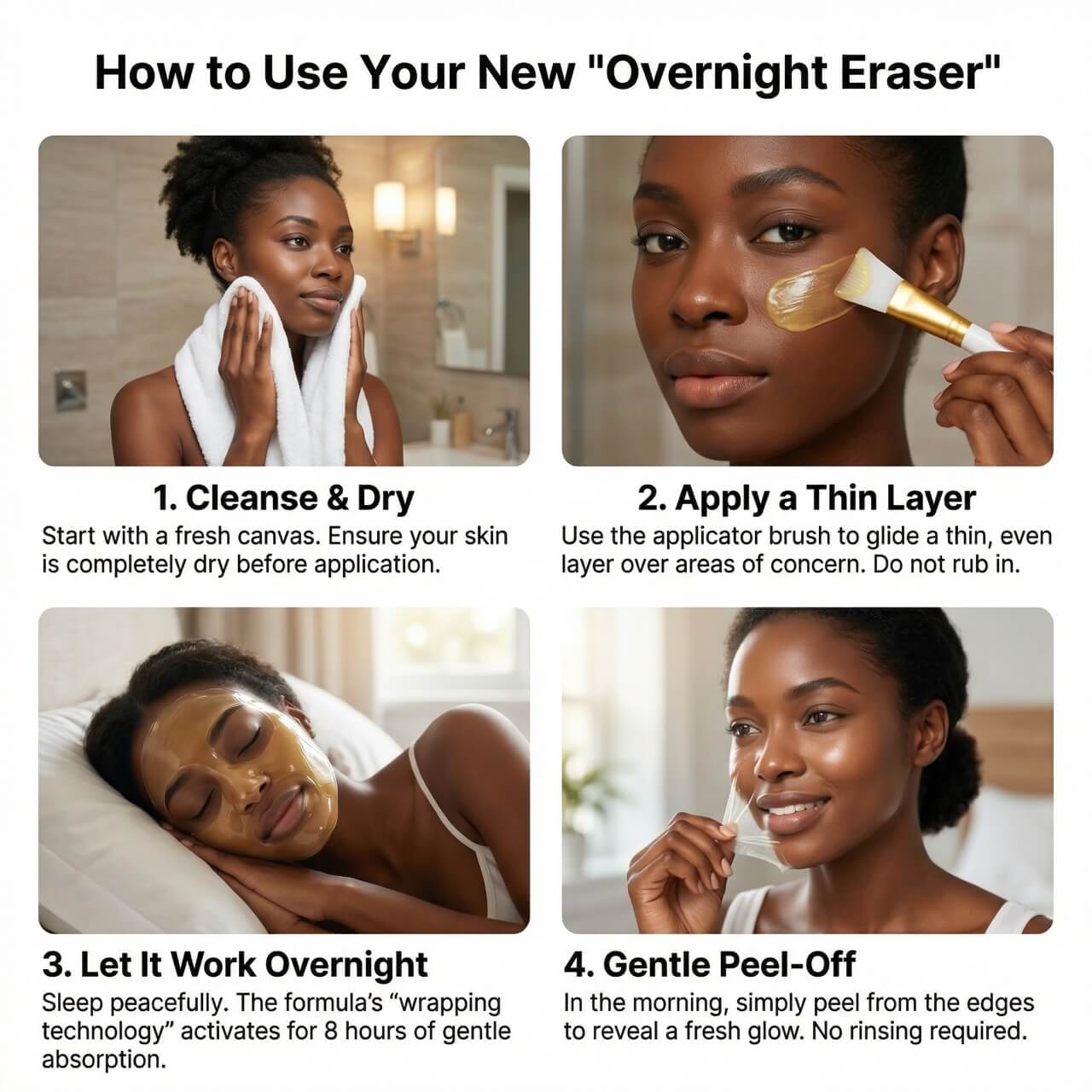 8-Hour Overnight Wrapping Mask